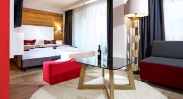 Double room at the hotel, Ötztal Valley